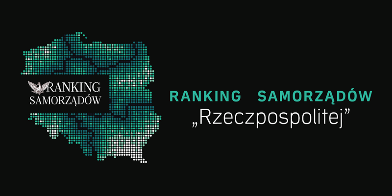 mapa polski z napisem ranking